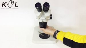 KSL Kailiwei Portable 20X 40X Stereo Zoom Binocular Microscope