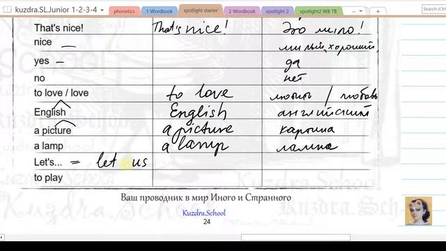 5. Spotlight Starter. Students book  Workbook. Unit 3