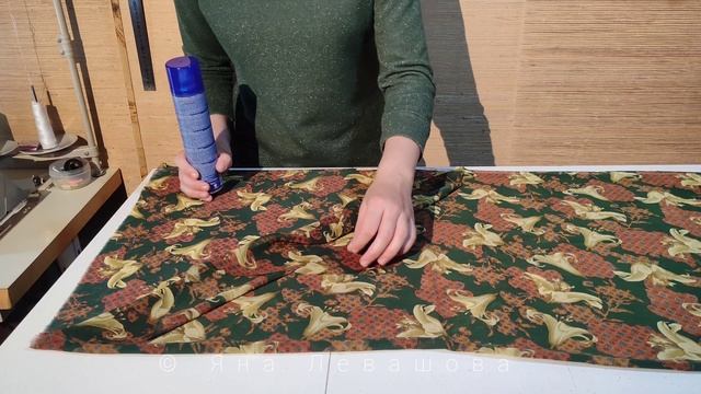 Как стабилизировать тонкий и скользкий шифон. МК по пошиву блузы