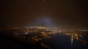 Night Brussels Approach RW25R 4K | Real ATC | Pilot cockpit view | 737 ( BRU EBBR ) ночной полет