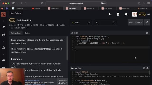 6 KYU_ЧАСТЬ 1. Задачки на Swift для НОВИЧКОВ.