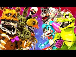 [SFM FNaF] Top 5 FNAF vs FIGHT Animations