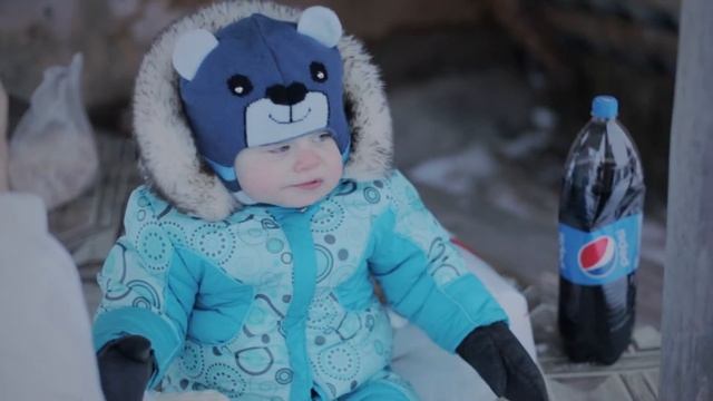 Шашлык зимой с друзьями