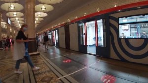 Станция Киевская Филёвская линия Москва 2021 Metro Moscow