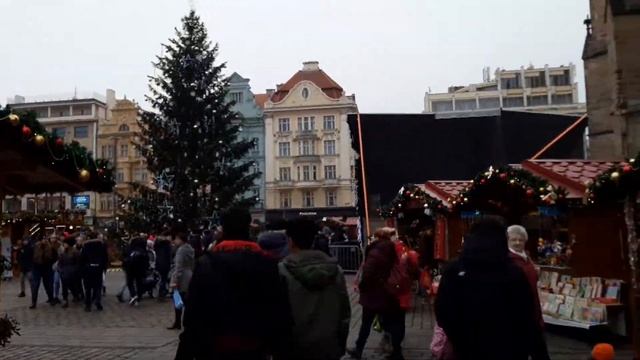 Рождественская ярмарка в Чехии, город Пльзень (2019) смотреть онлайн