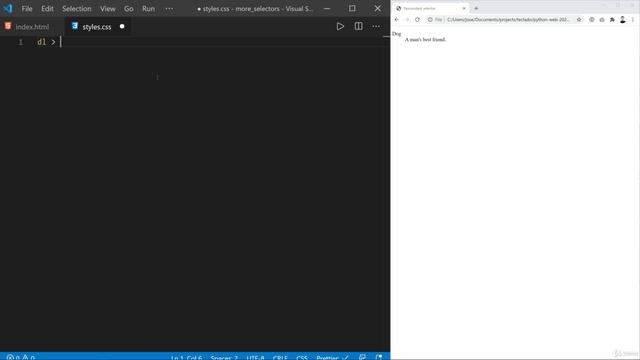 011 Descendent selectors in CSS