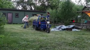 Спасаем сено , находим новую шабашку и экспериментируем в огороде!..