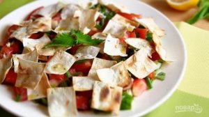 Салат с лавашом Фатуш