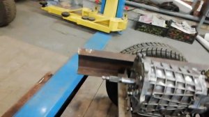 Установка коробки передач на мини погрузчик