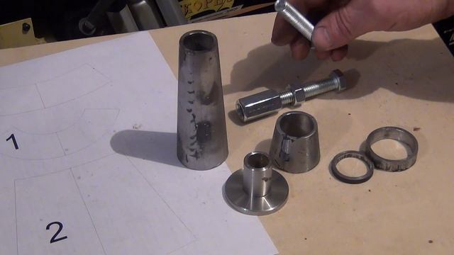 Инжекционная газовая горелка. Как сделать конусные переходы. смотреть онлайн