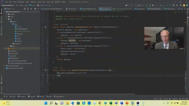 Simple example of interfaces in Java смотреть онлайн