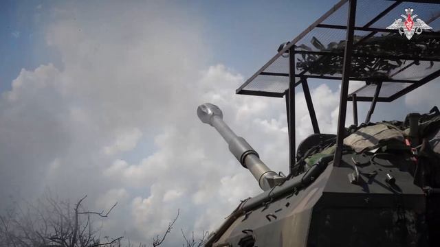 Боевая работа расчета САУ «Мста-С»
