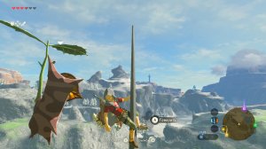 Линк поднимается вверх