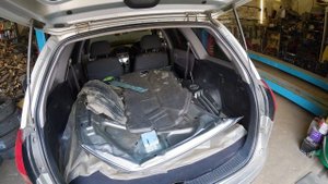 ?? Nissan Wingroad разборка установка на стапель ?