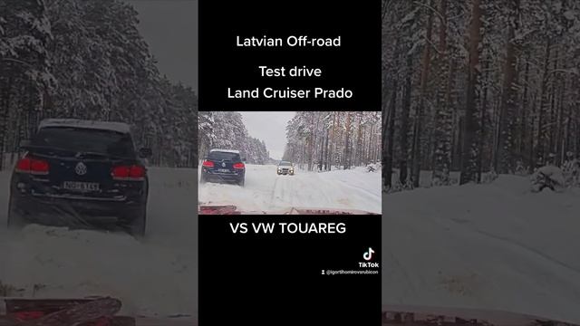 VW Touareg гоняет по снегу #оффроад #jeepwrangler #igorsrubicon #VWTOUAREG