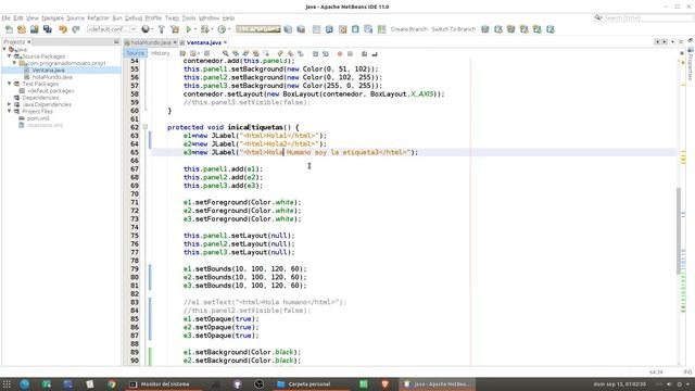 Curso de Java Netbeans Completo☕ [77.- Alinear etiquetas (Alignment label)] смотреть онлайн