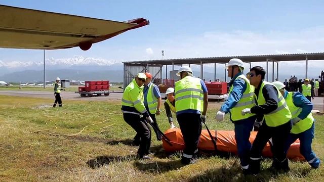Учения в Международном аэропорту Алматы смотреть онлайн