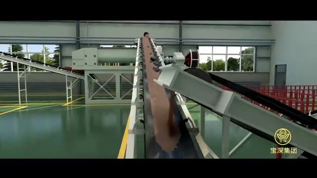 Технология. Производство кирпича: Китайский автоматизированный кирпичный завод BAOSHEN. 3D видео. смотреть онлайн