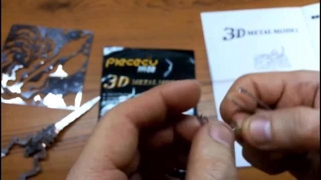 Видео сборки 3D металлического конструктора "Скорпион", с Алиэкспресс смотреть онлайн