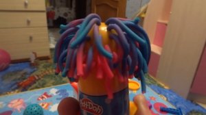 Плей До Play Doh Сумасшедшие причёски парикмахерская Видео для детей Алиса Оки Токи
