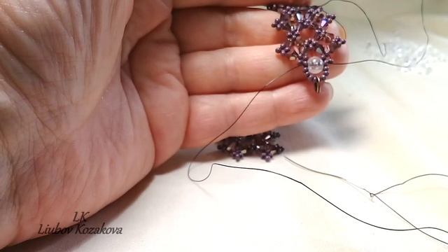 Браслет из бисера (69)/Браслет из кристаллов "Изысканный"/Мастер Класс