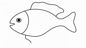 How to draw a fish #4 | Easy drawings