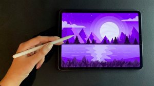 Как нарисовать пейзаж ✦ Как нарисовать горы ✦ Рисуем горы легко