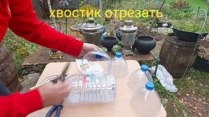 Отпугиватель кротов и птиц из пластиковой бутылки. Ветряк своими руками.