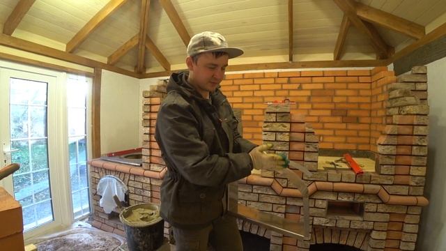 Барбекю комплекс в беседке.