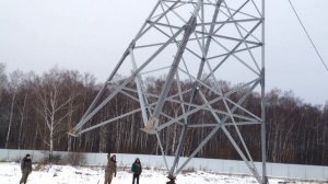 Установка опоры У 110