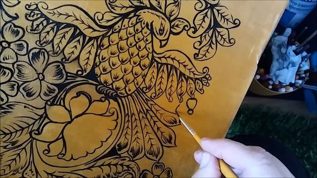 Узор сказочная птица смотреть онлайн