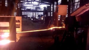 Разливка чугуна на разливочной машине