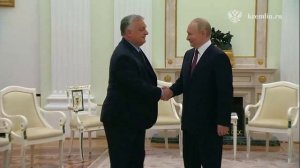 🇷🇺🤝🇭🇺 Путин заявил, что очень рад видеть Орбана в Москве, "есть о чем поговорить"