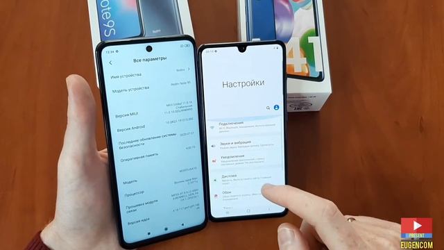 Redmi Note 9S vs Samsung A41// Сравнение. смотреть онлайн