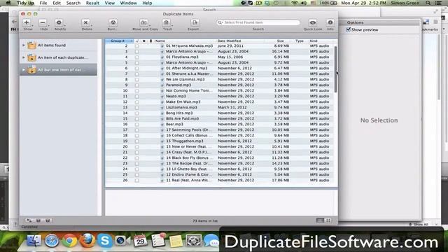 Easy Duplicate File Finder Mac