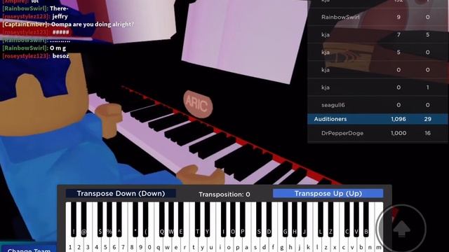 Playing ‘March of the Volunteers’ (Chinese National anthem) on Roblox Talent show piano смотреть онлайн