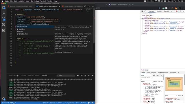 View Encapsulation | Emulated | Shadow DOM | None - Angular 6 | 7 - CodeWithSrini смотреть онлайн