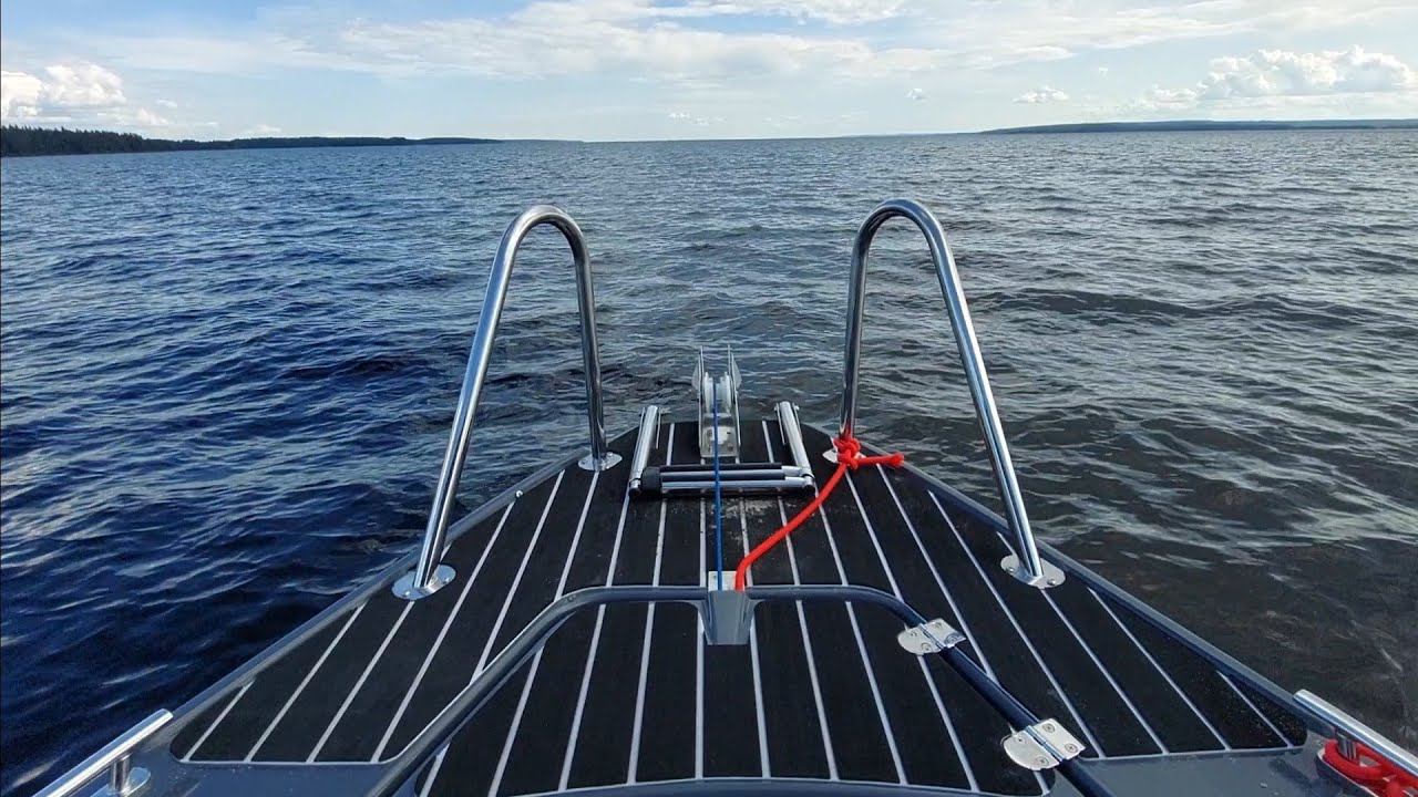 Путешествия с лодкой - это просто! Онежское озеро, июль 2023. Katana 575 LIVE смотреть онлайн