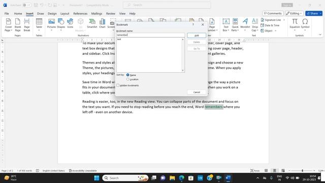 Class#11 Hyperlink in Microsoft Word || #link #bookmark #crossreference || смотреть онлайн