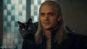If Geralt had a Cat (OwlKitty + Witcher)