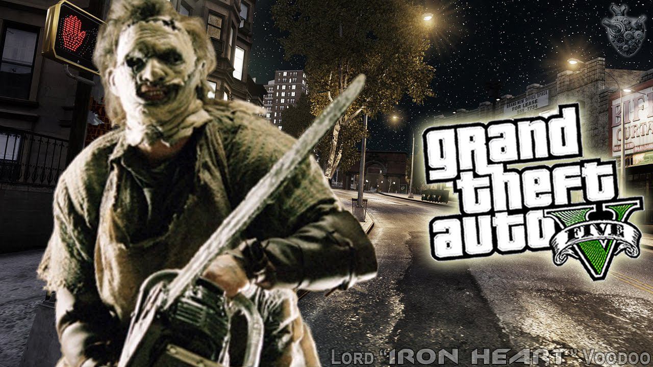 ГТА 5 МОДЫ! КОЖАНОЕ ЛИЦО ВЫРЕЗАЕТ ЛЮДЕЙ / LEATHERFACE! ВИДЕО ОБЗОР ЛУЧШИХ МОДОВ GTA V! GTA 5 MODS