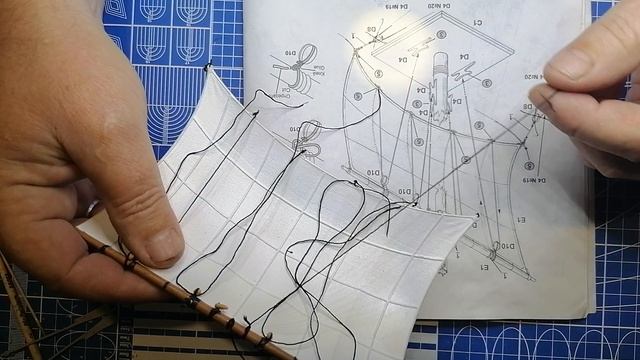 Римская трирема, сборка пластиковой модели, часть 15 смотреть онлайн