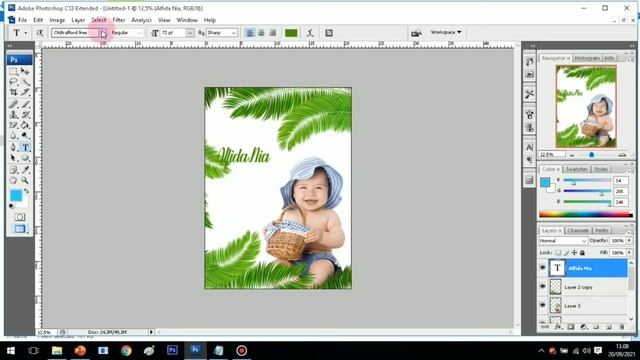 CARA DESAIN FOTO ANAK DENGAN PHOTOSHOP CS3 смотреть онлайн
