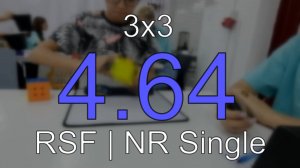 4.64 RSF 3x3 NR Single // IQber Moscow Launch Time 2023