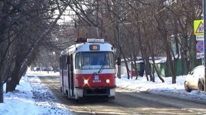 Трамвай Tatra-t3 (МТТА) №30480 с маршрутом №23 "Метро Сокол - Михалково"