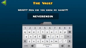 Geometry   Dash (The Vault) Все коды