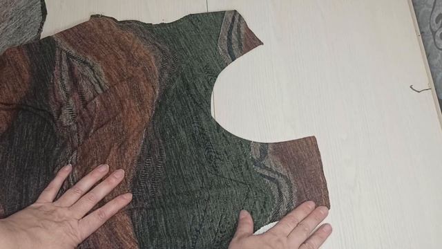 DIY / Как сшить простое платье А-силуэта из трикотажа. Моделирование и пошив.