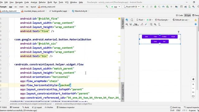Constraint Layout 2.0 - Flow Virtual Layout смотреть онлайн