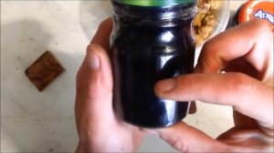 Черная морилка на основе дубовых галлов (чернильных орешков)