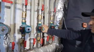 Отопление свинарника на 2000 м² вентиляторами Вулкан . Схема монтажа.